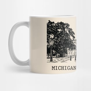 Michigan State USA Mug